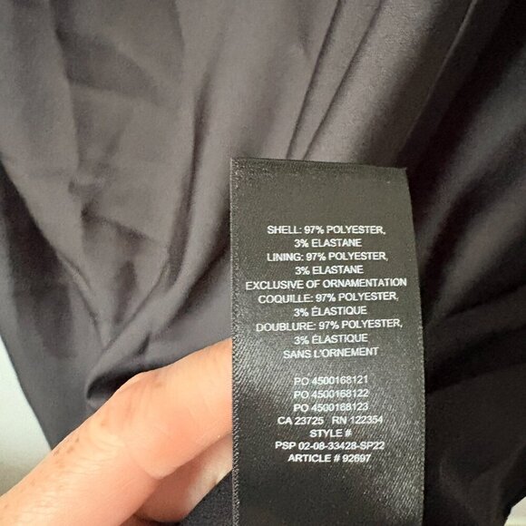 Aritzia Sunday Best Rae Midi Slip Satin Dress Black Size Large - Picture 10 of 10